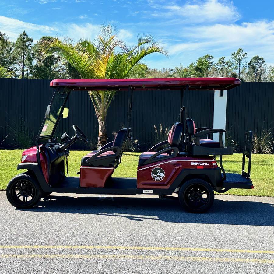 2023 Bintelli Beyond, Burgundy, 6 Seat Electric, photo 2