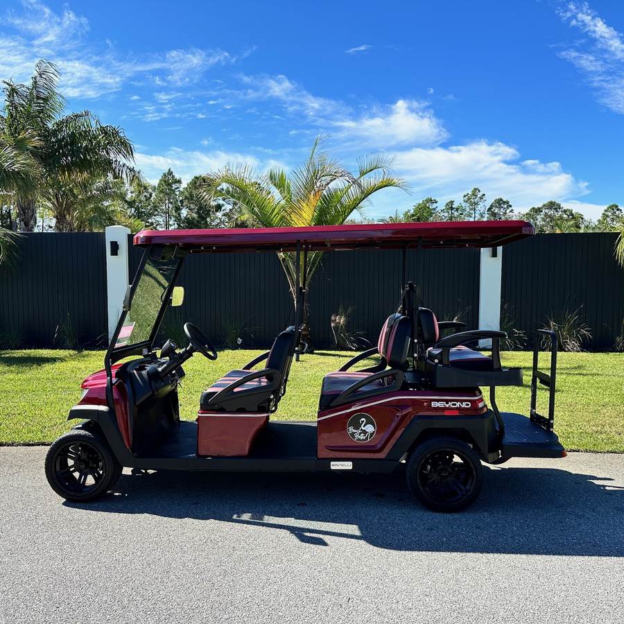 2023 Bintelli Beyond, Burgundy, 6 Seat Electric, photo 3