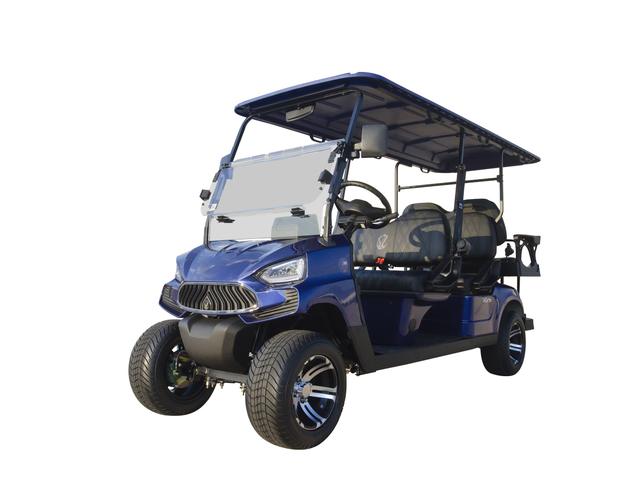 2026 VCarts E-Series, Cobalt Flame Blue, 6 Seat Electric