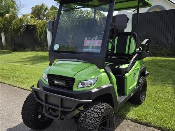 2023 Bintelli Beyond, Lime Green, Lifted 4 Seat Electric