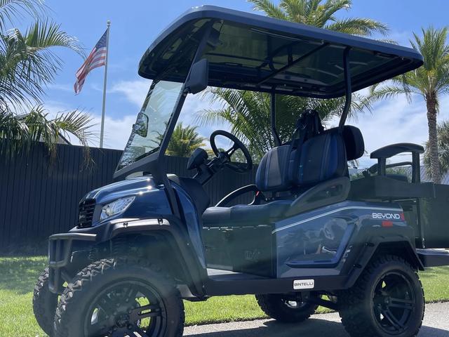 2024 Bintelli Beyond, Navy Blue, Lifted 4 Seat Electric
