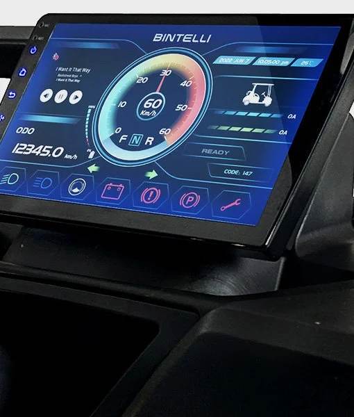 2024 Bintelli Beyond, Ocean Blue, Lifted 4 Seat Electric, photo 3