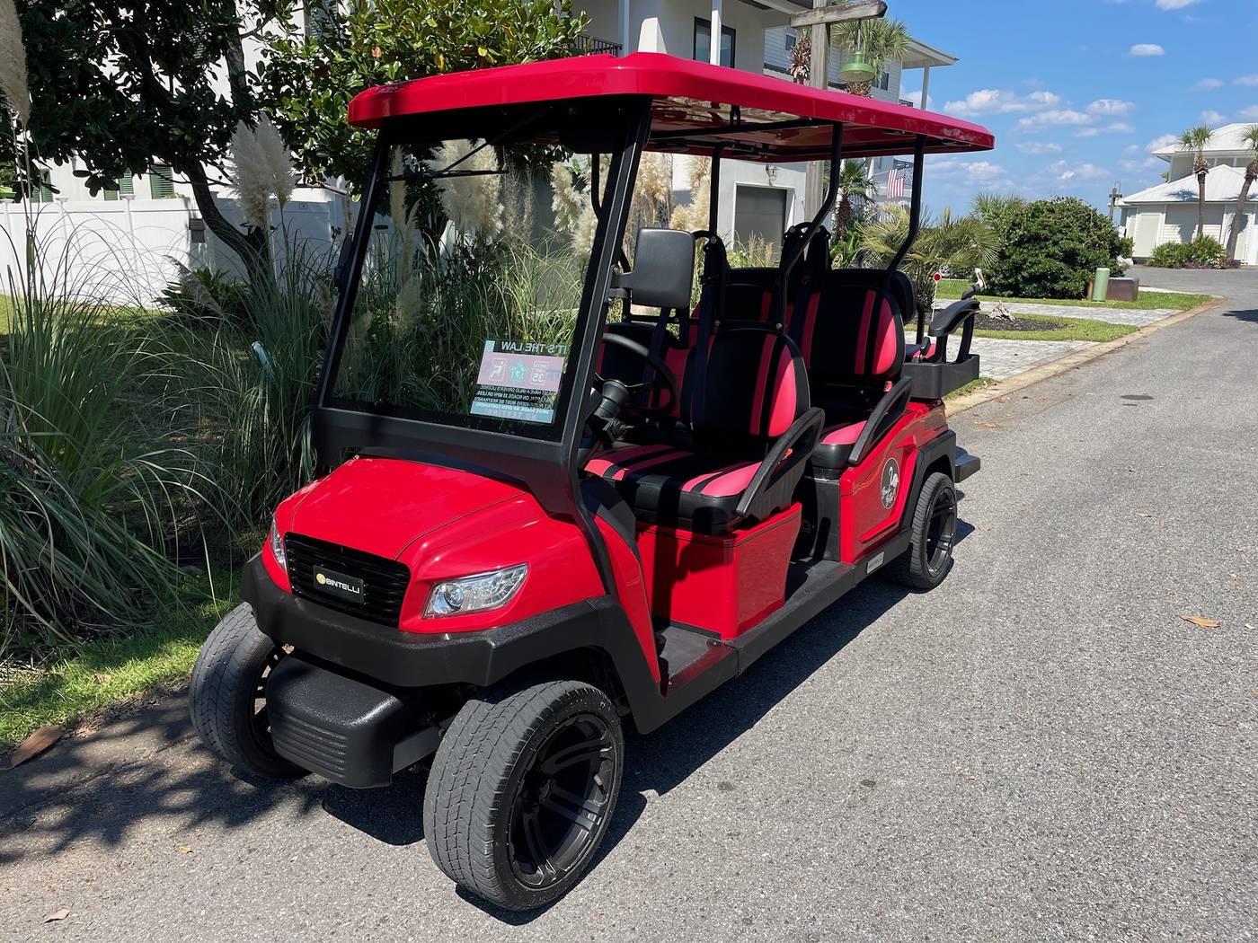 2022 Bintelli Beyond, Red, 6 Seat Electric, photo 2