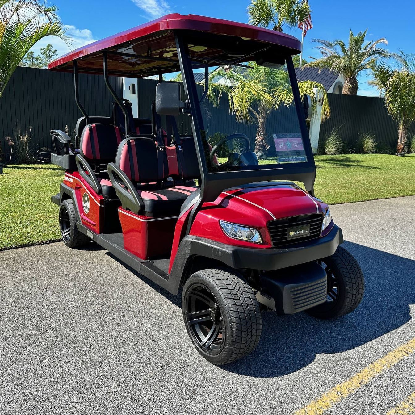 A Beach Better 6 seat electric rental cart